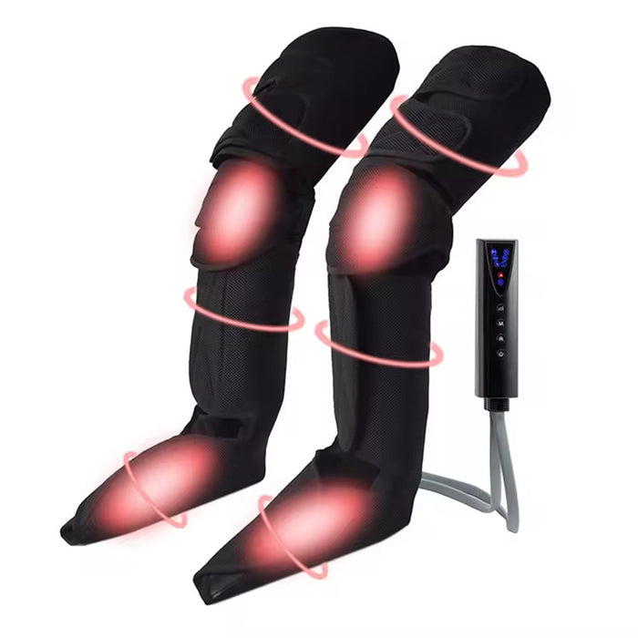 Leg Muscle 3-1 Rechargeable Infrared Heat Timing Control Heated Electric Knee Foot Leg Massager Leg Reshape
