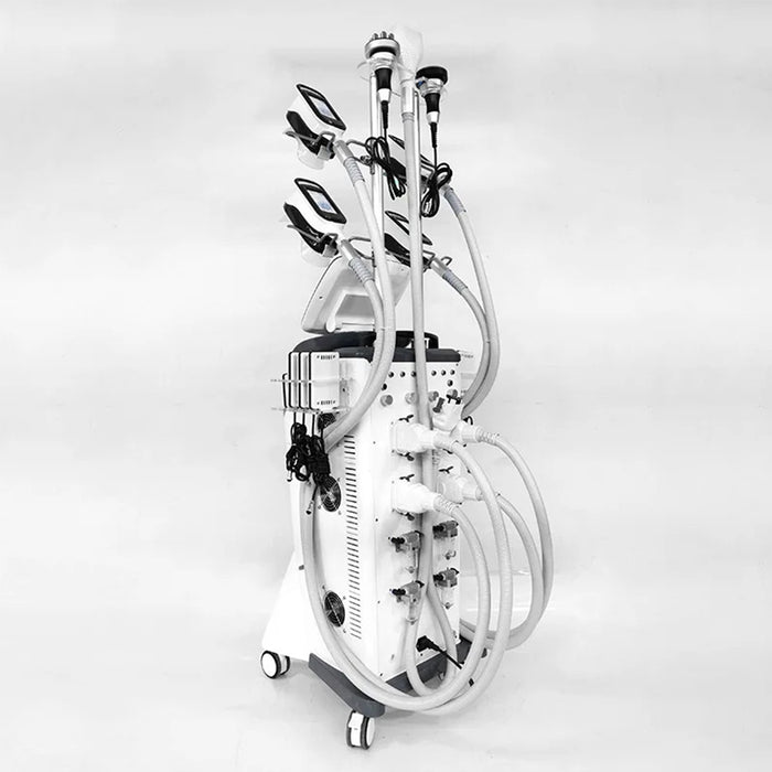 4 IN 1 Fat Freeze Cold Vacuum Cryolipolysis Cryotherapy Weight Loss Slimming Machine Body Sculpting Cavitation RF Machine
