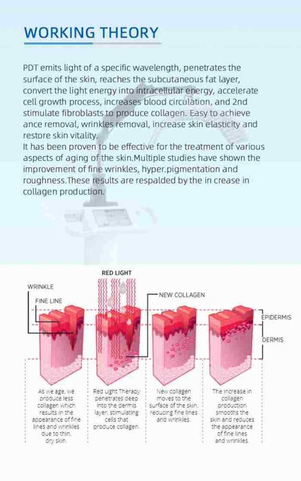 7 Colors Photon Therapy Machine LED Light Skin Care For Anti-Aging Lightening Skin Rejuvenation