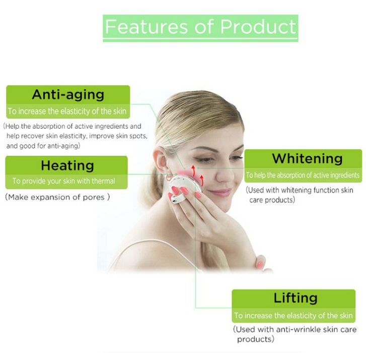 Homeuse Microcurrent Face Lift Beauty Device Heat Massage Facial Care Massagers