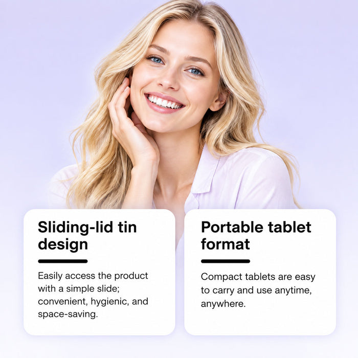 Purple Whitening Toothpaste Tablets (90 pcs)