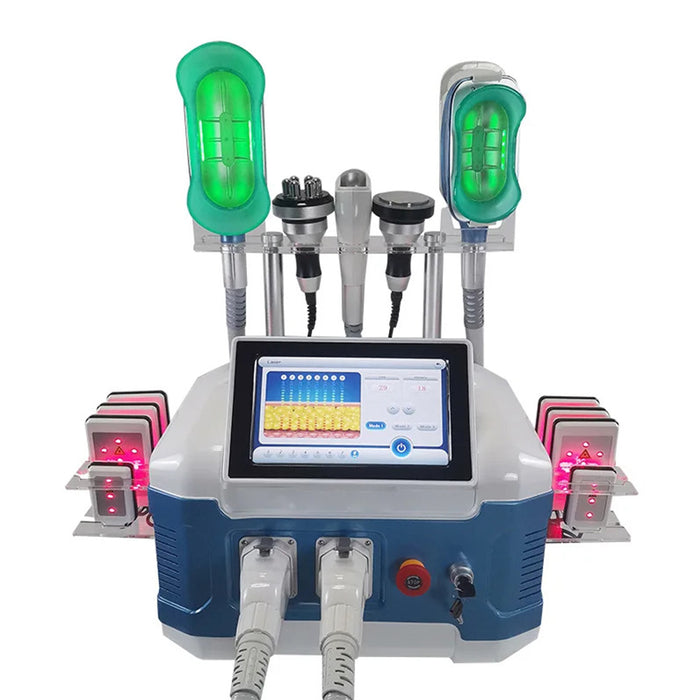 Cryotherapy Fat Freeze machine Cavitation RF Lipo Laser Slimming Vacuum Body Shape Equipment Double Chine Remove