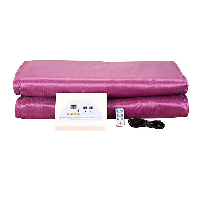New Advantage Waterproof Far Infrared Sauna Blanket For Body Weight Loss Massage Infrared Sauna Blanket Wireless Control