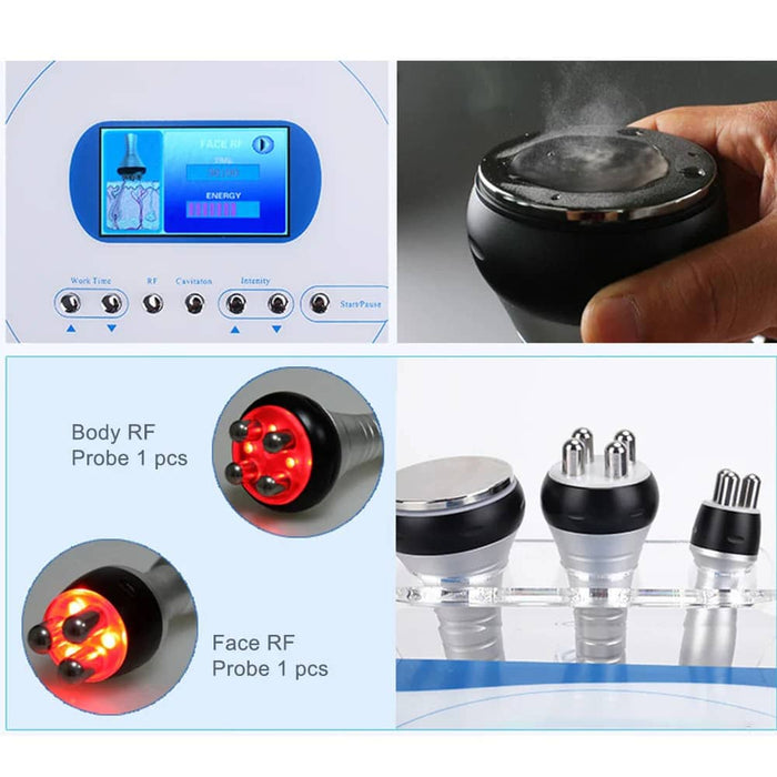 3 In 1 Cavitation Machine 40K Ultrasonic Fat Burning Radio Frequency RF Body Sculpture