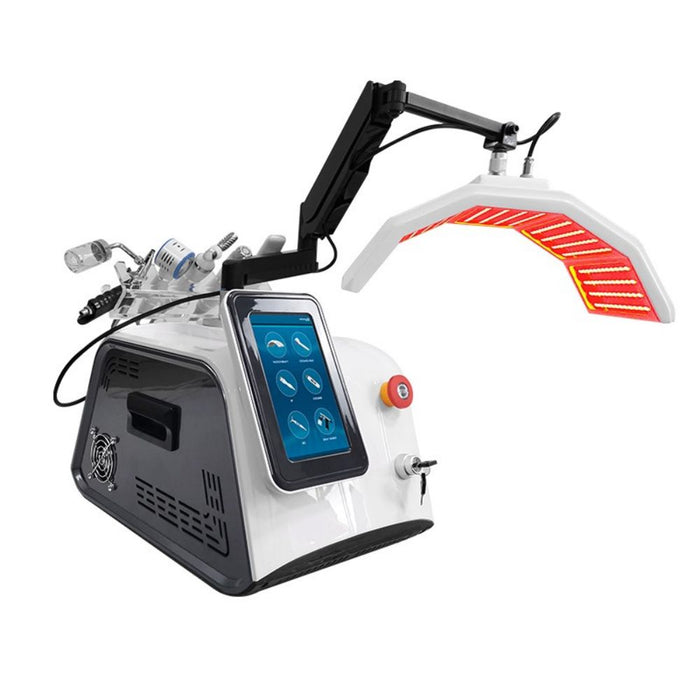 6  in 1 PDT Photon Therapy Anti Aging Management 7 Colors Led Bio Light Therapy Microcurrent Skin Scrubber Ultrasonic Skin Care