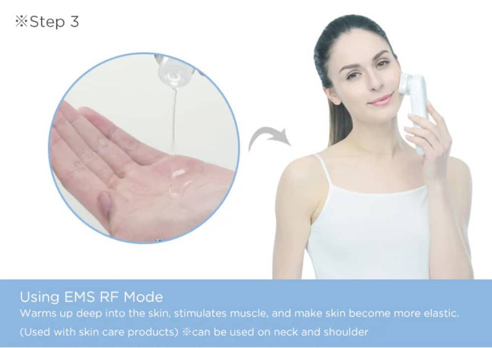 4-in-1 RF LED Photon Therapy Device Microcurrent EMS Lift Skin Rejuvenation Wrinkle Removal