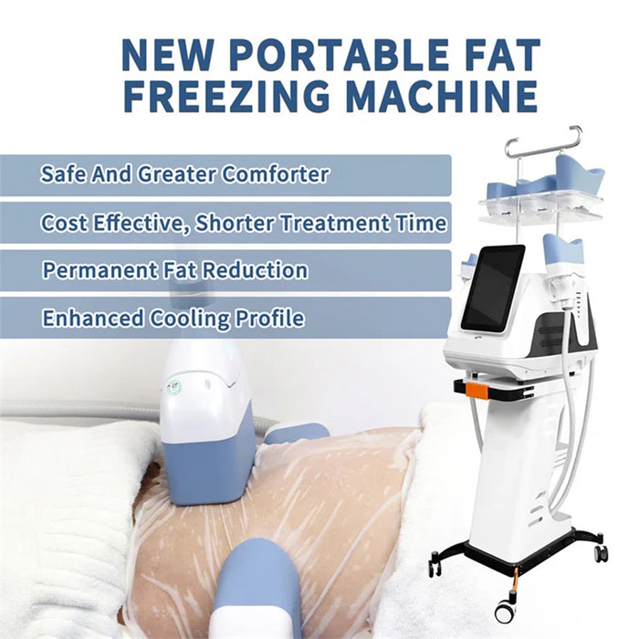 360 Degree 5 Cryo Handles Criolipolisis slimming Beauty Machine Cool Tech Body Sculpting Fat Freezing Machine