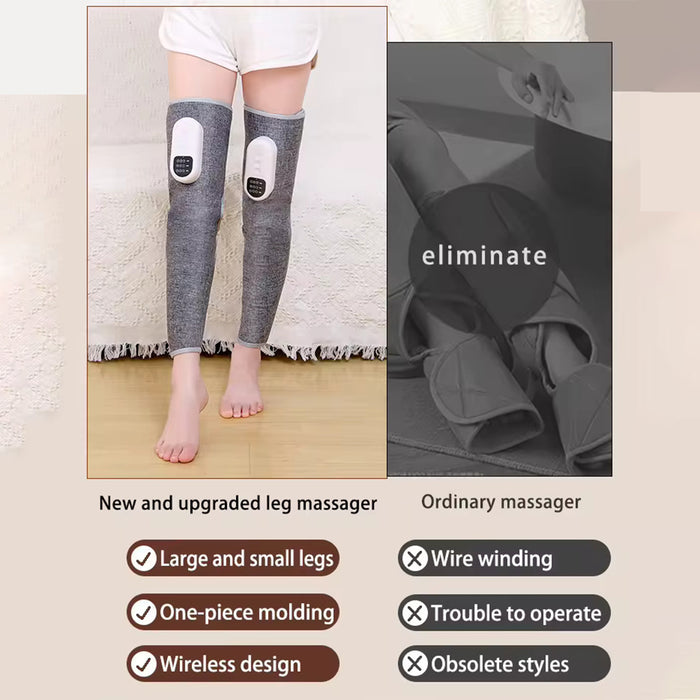 New Portable Foot and Leg massager machine Compression Massager Wireless Heating Air Compression Infrared Therapy Heat Massager