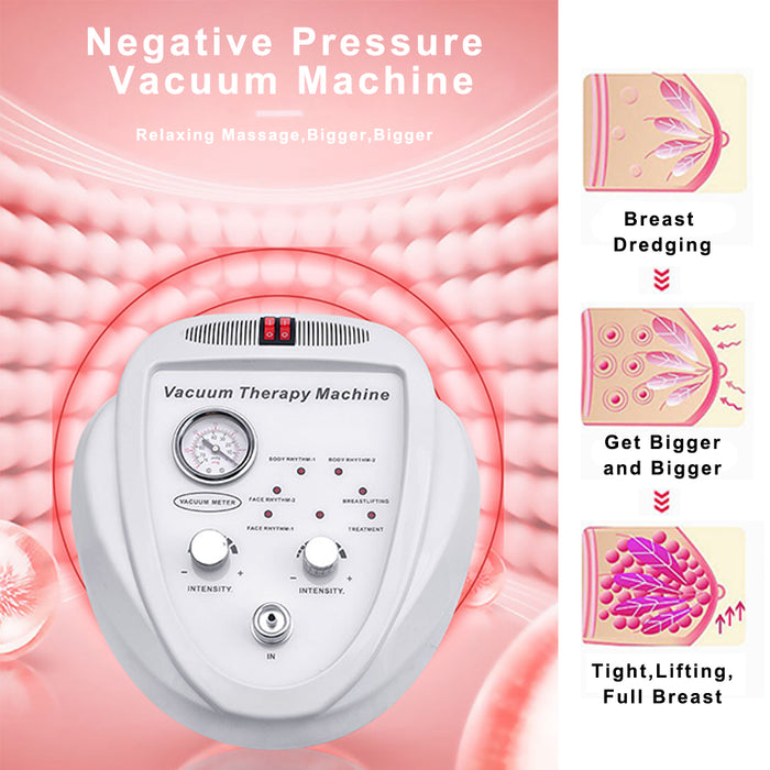 Breast Vacuum Therapy Massager Bottom Lift Machine Vacuum Pump Enhancement Machine