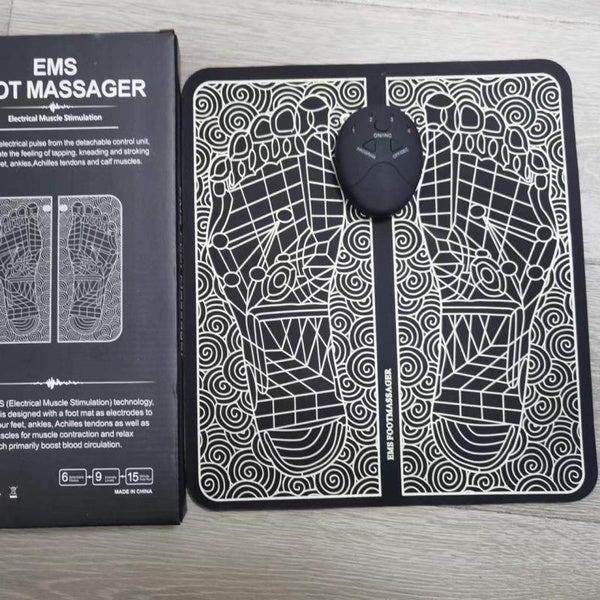 Electric EMS Foot Massager Unlock Relief from Foot Pain Swollen Legs