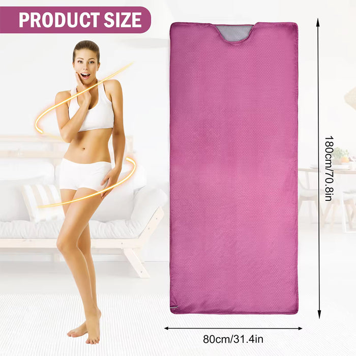 New Advantage Waterproof Far Infrared Sauna Blanket For Body Weight Loss Massage Infrared Sauna Blanket Wireless Control