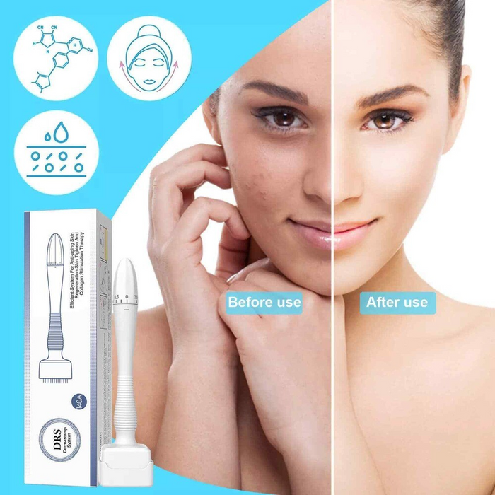 140A Derma Stamp Microneedling Beard Growth Face Adjustable Needle