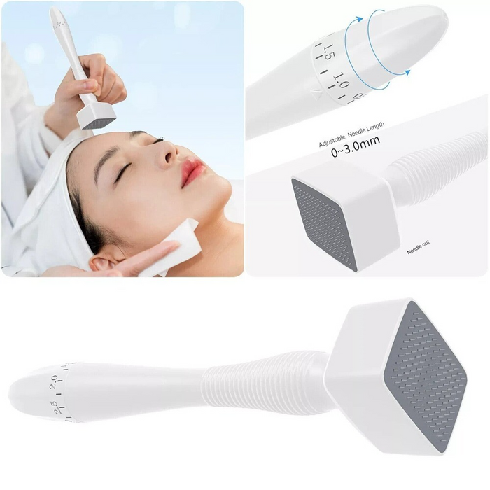 140A Derma Stamp Microneedling Beard Growth Face Adjustable Needle