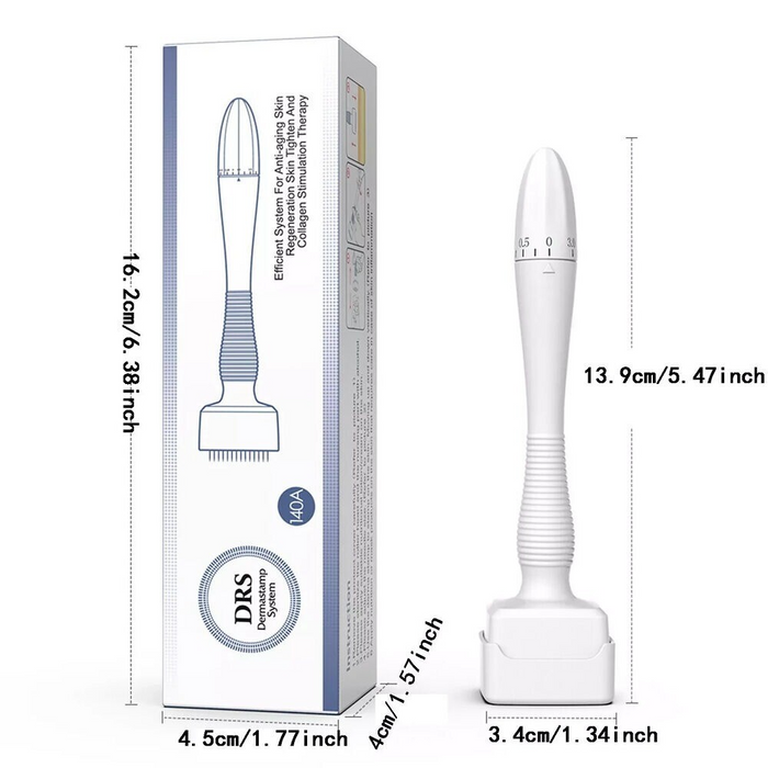 140A Derma Stamp Microneedling Beard Growth Face Adjustable Needle