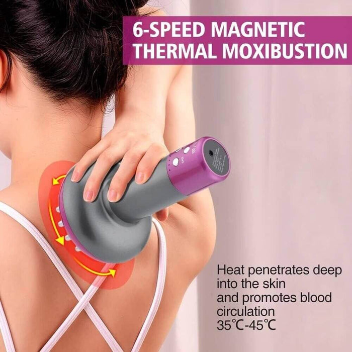 Rechargeable Guasha Body Shaping Massager Heating Meridian Scraping Fat Burner
