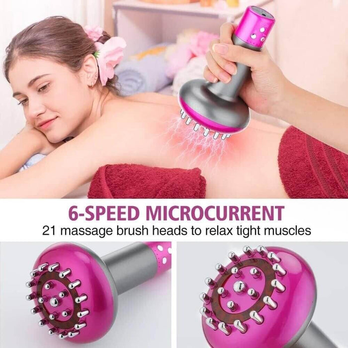 Rechargeable Guasha Body Shaping Massager Heating Meridian Scraping Fat Burner