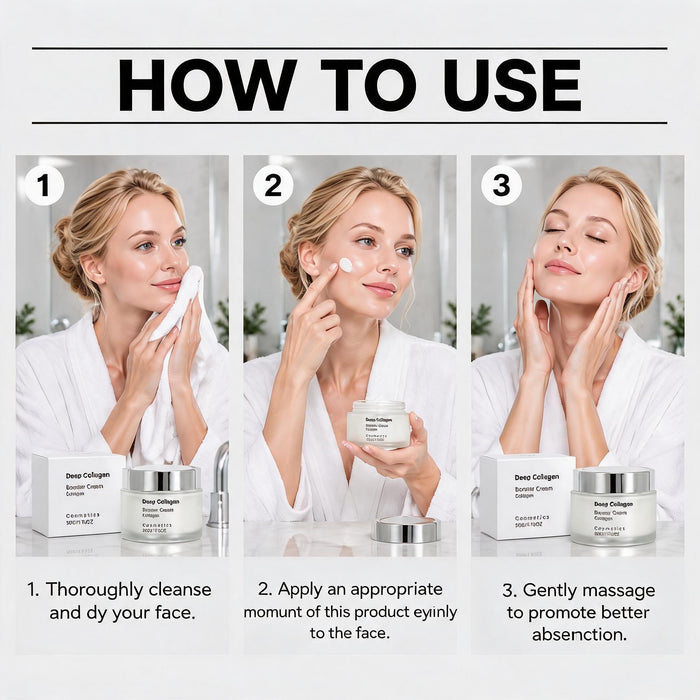 Deep Collagen Booster Cream — Hydrating Face Moisturizer with Allantoin (50 g)