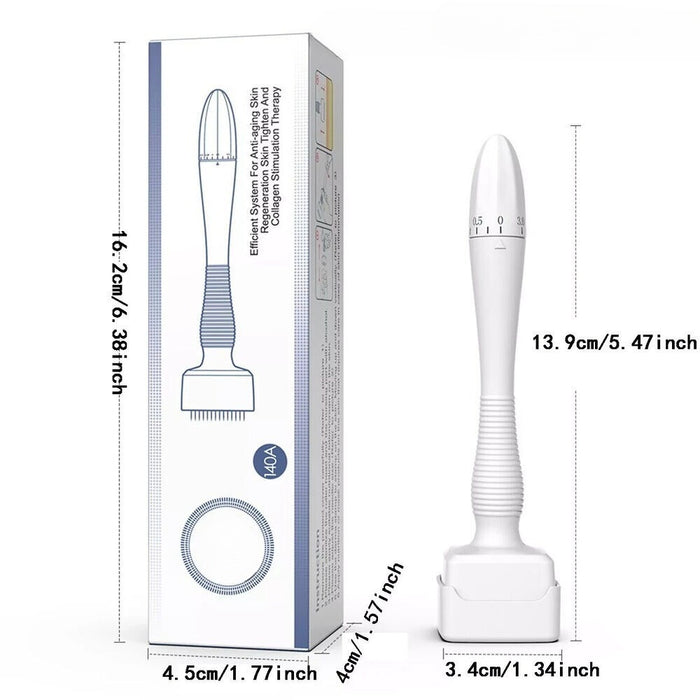 140A Derma Stamp Microneedling Beard Growth Face Adjustable Needle