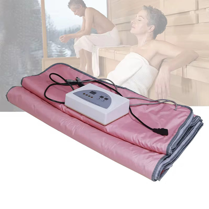 Hot Sales Infrared Blanket 2 Zone Infrared Body Detox Healthy Care Infrared Sauna Blanket Spa Home Use
