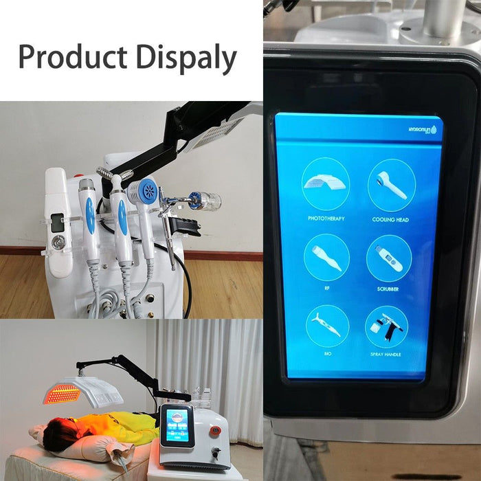 6  in 1 PDT Photon Therapy Anti Aging Management 7 Colors Led Bio Light Therapy Microcurrent Skin Scrubber Ultrasonic Skin Care
