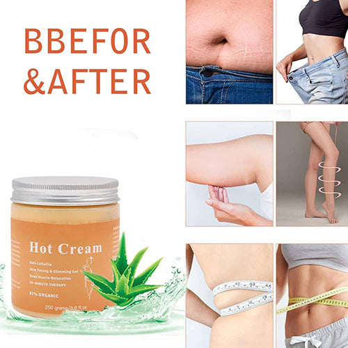 Hot Cream Cellulite Burner for Belly Fat Body Shape 250g/8.8fl.oz