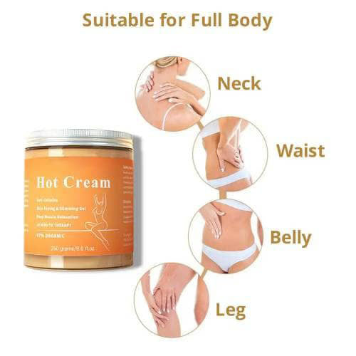 Hot Cream Cellulite Burner for Belly Fat Body Shape 250g/8.8fl.oz