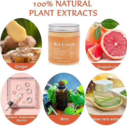 Hot Cream Cellulite Burner for Belly Fat Body Shape 250g/8.8fl.oz