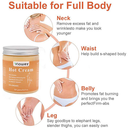 Hot Cream Cellulite Burner for Belly Fat Body Shape 250g/8.8fl.oz