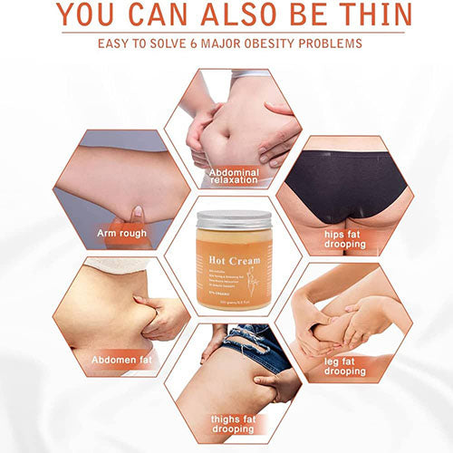 Hot Cream Cellulite Burner for Belly Fat Body Shape 250g/8.8fl.oz