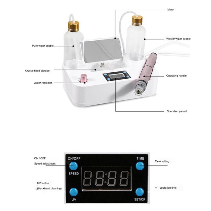Hydrafacial Machine Deep Cleansing Blackhead Remover Face Pore Clean Anti Aging