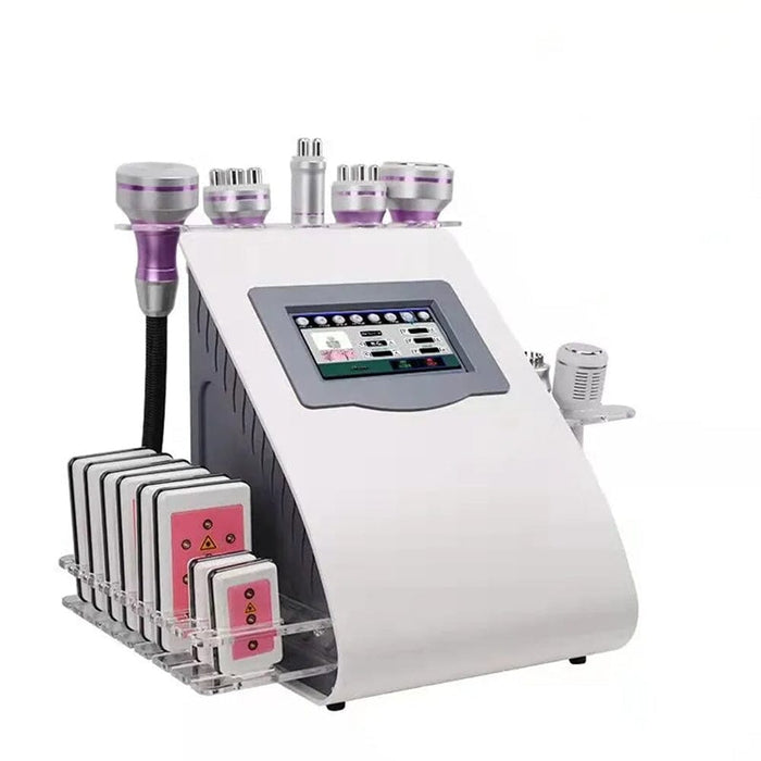 New 9 in 1 40k Vacuum Ultrasound Cavitation 8 Pads Lipolaser Slimming Machine Skin Rejuvenation Spa Anti Cellulite Machine reshapehub 