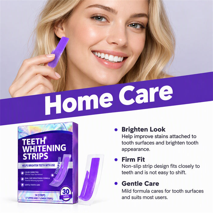 Purple Teeth Whitening Strips (7 Pairs)