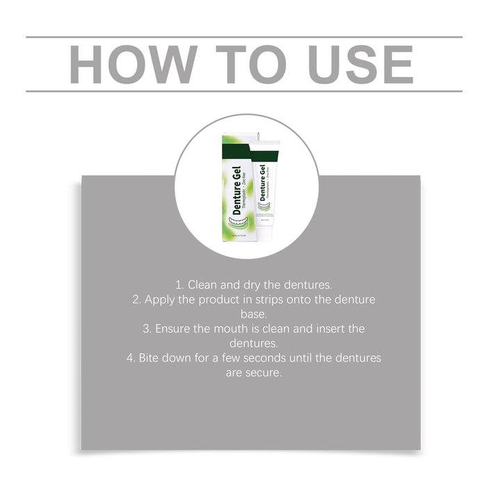 Denture Adhesive Gel (20 g)